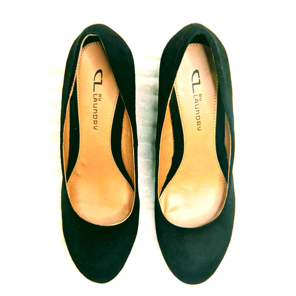 Womens Shoes CL By Laundry Nima Black Wedge Pump 8.5 M NEW - Picture 13 of 13